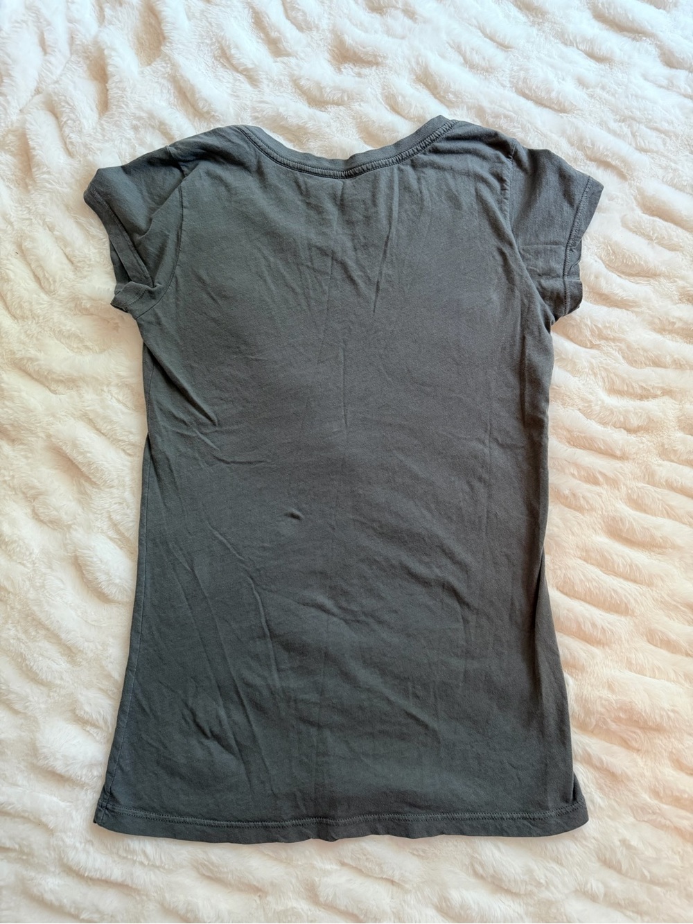 Brandy Melville Gray Short Sleeve Crew Tee - Picture 8 of 8